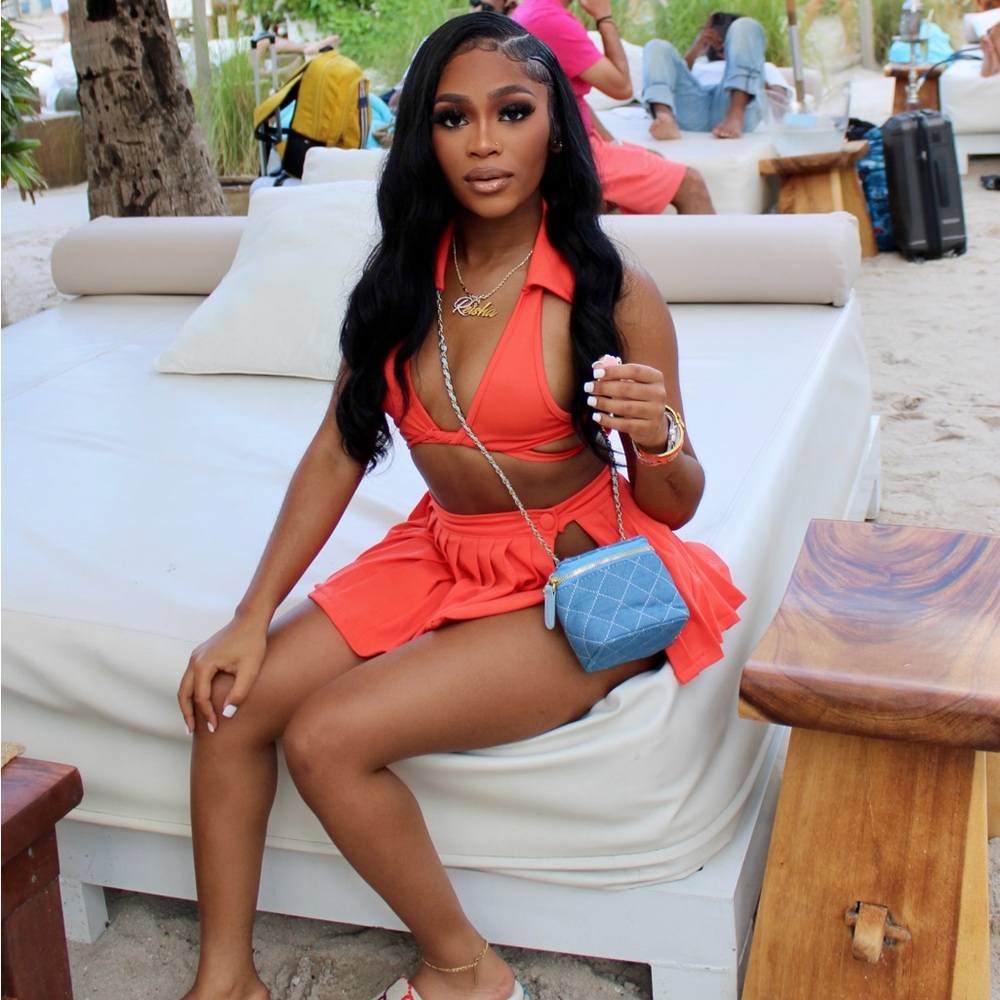 Orange 3 piece set